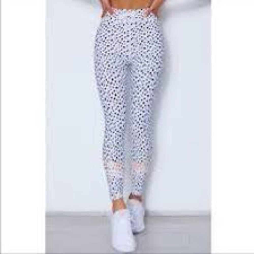 Whitefox X Sarah’s Day White Dalmatian Print Legging
